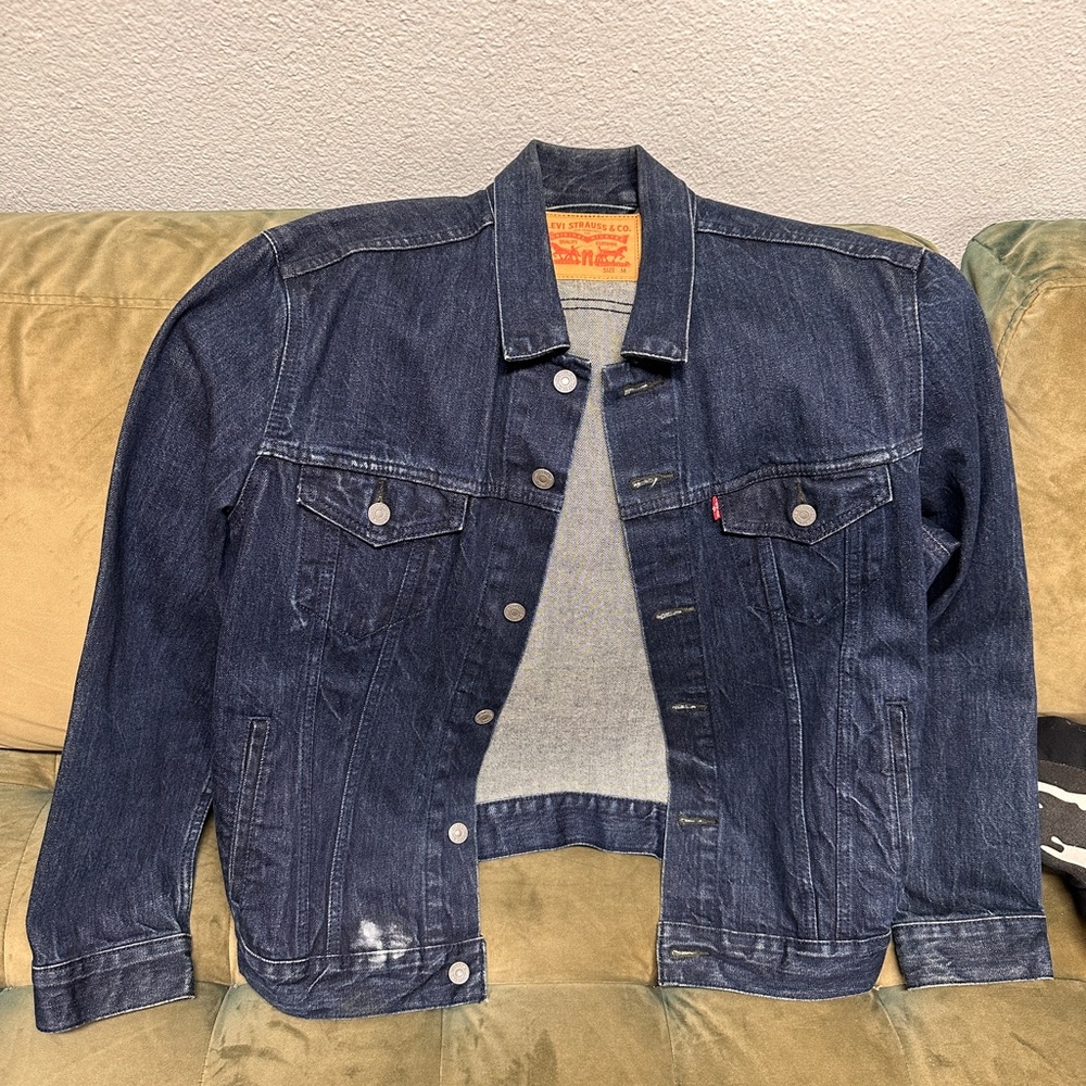 Levi's Men's Denim Jacket - Dark Blue